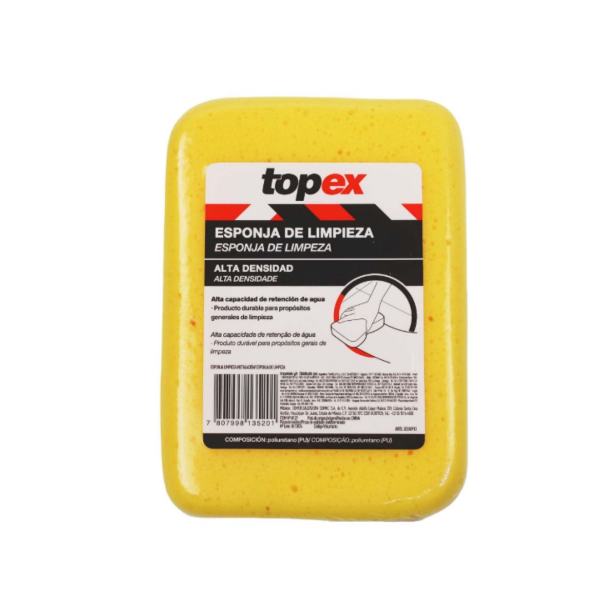 ESPONJA DE LIMPEZA TOPEX, marca  - Foto Principal