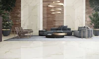 Porcelanato Retificado Polido Calacata Gold Interno 100x100 Cm Caixa 2,00 M2