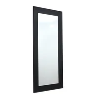 Espelho 80x180cm Retangular  Molddura Preto Just Home Collection