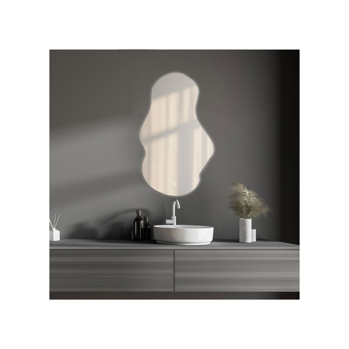 Espelho Organico 60X110Cm Led  Just Home Collection, marca Just Home Collection - Foto 2