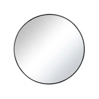 Espelho 100cm Redondo Preto  Just Home Collection