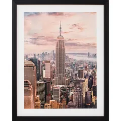 Quadro 40x50cm New York Cidade Preto Just Home Collection