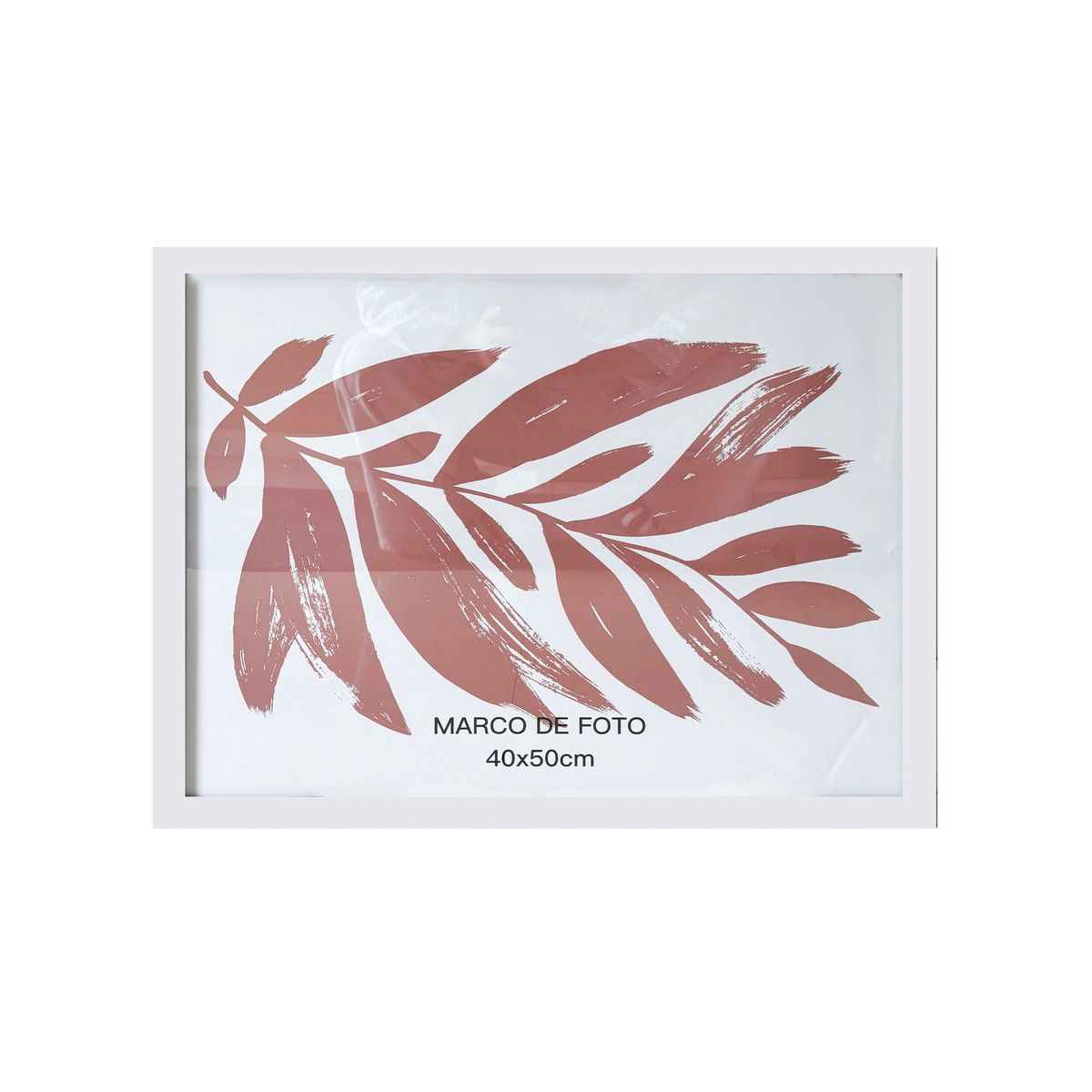 Moldura 40X50Cm Mdf Com Vidro Branco Just Home Collection, marca Just Home Collection - Foto Principal