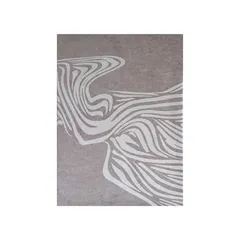 Quadro 30x40 Abstrato Bege e Branco 1 Just Home Collection