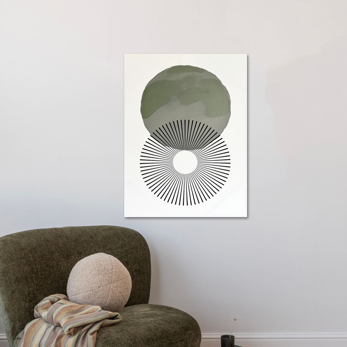 Canvas 50X70Cm Geometrico Aneis 2 Just Home Collection, marca  - Foto 2