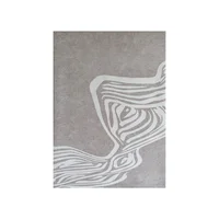 Quadro 30x40 Abstrato Bege e Branco 2 Just Home Collection