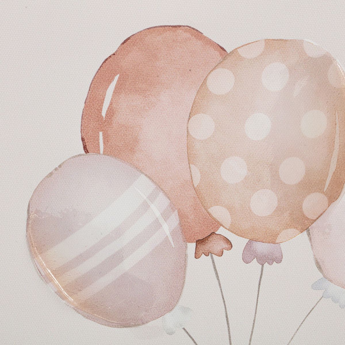 Quadro 30x40cm Bexigas Pinguim Infantil Rosa Just Home Collection, marca Just Home Collection - Foto 2