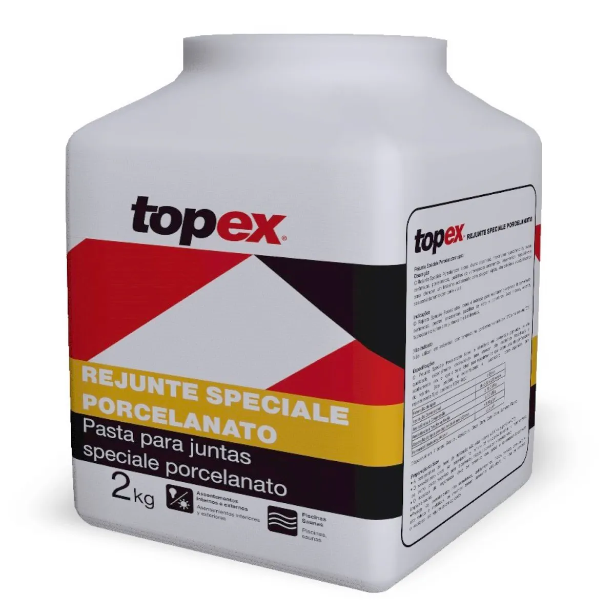 Rejunte Speciale para Porcelanato Platina Pote 2 Kg Topex, marca Topex - Foto Principal