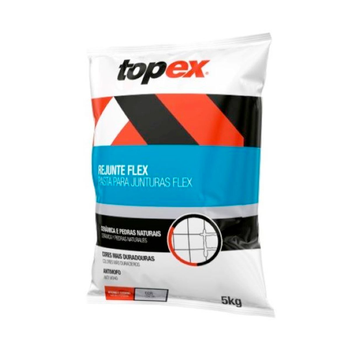 Rejunte Flexivel Platina Saco 5 Kg Topex, marca Topex - Foto Principal