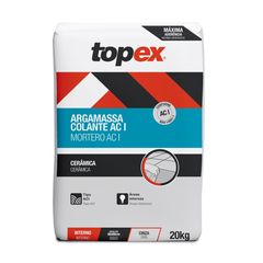 Argamassa Aci Interna Cinza Saco 20 Kg Topex