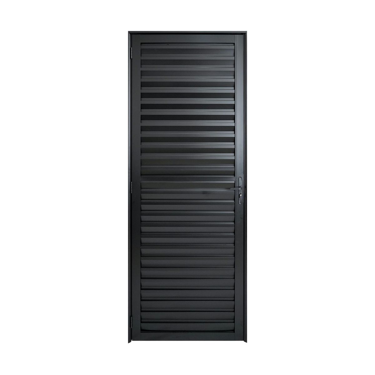Porta Palheta 210x80 Esquerdo Preto Plus Lux Esquadrias, marca Lux Esquadrias - Foto Principal