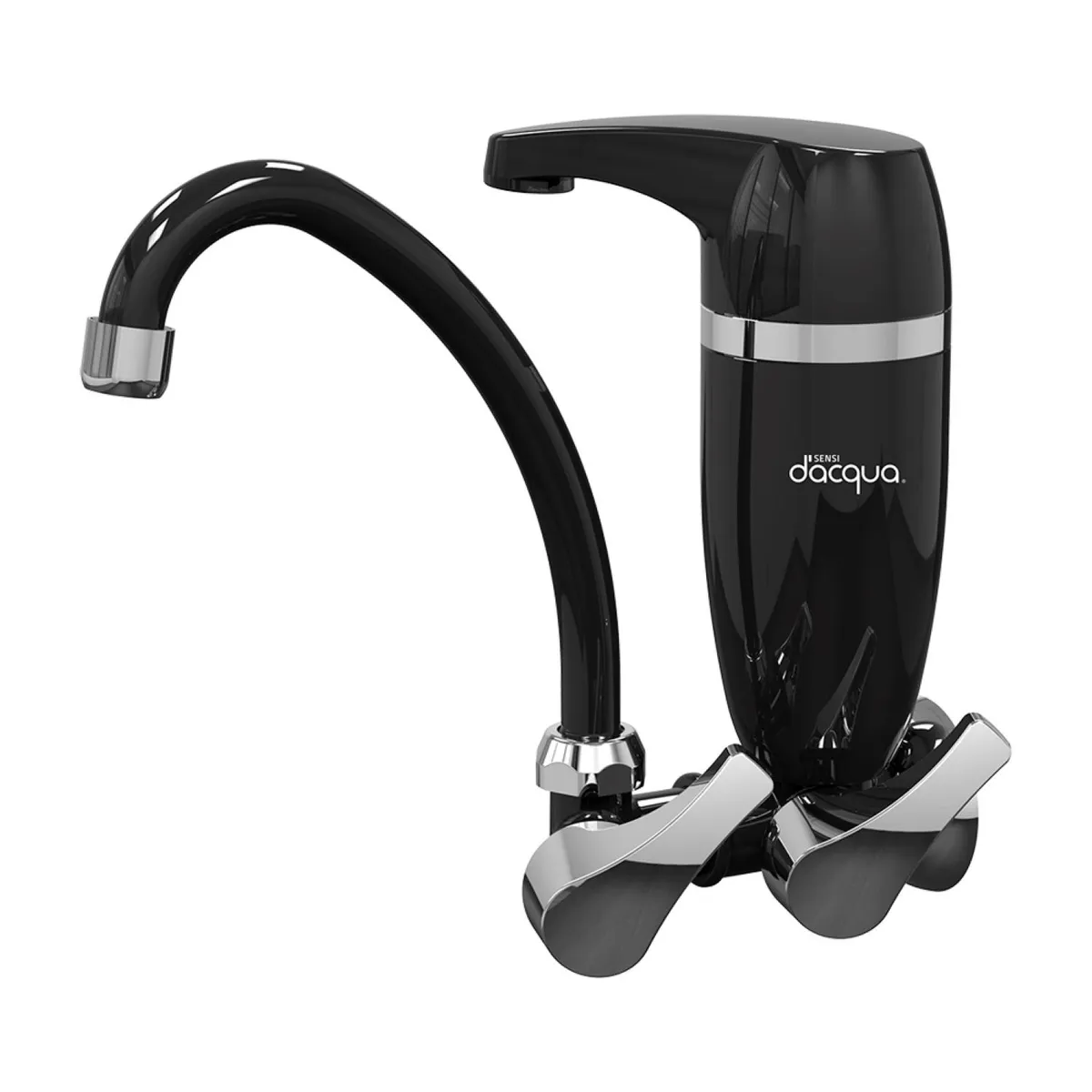 Torneira com Filtro Parede Preta Sensi D'acqua, marca Sensi Dacqua - Foto Principal
