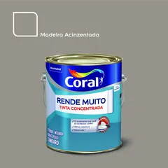Tinta Acrilica Standard Coral Rende Muito Madeira Acinzentada 3,2l