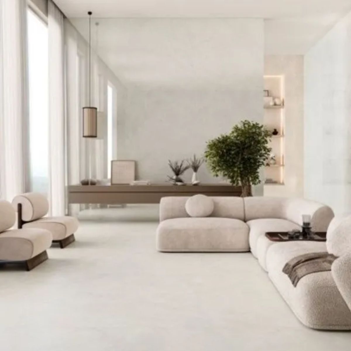 Porcelanato Retificado Acetinado Onice Crema 120x120cm Caixa 2,88 M², marca Biancogres - Foto Principal