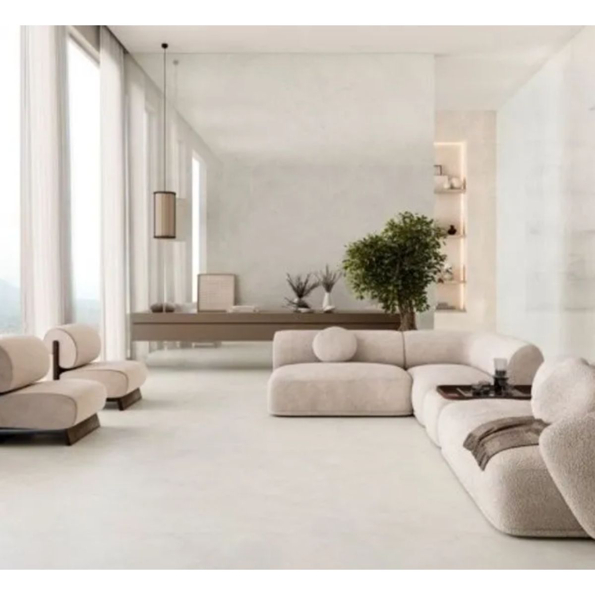 Porcelanato Retificado Acetinado Onice Crema 120x120cm Caixa 2,88 M², marca Biancogres - Foto Principal