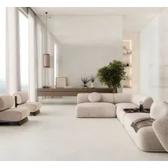 Porcelanato Retificado Acetinado Onice Crema 120x120cm Caixa 2,88 M²