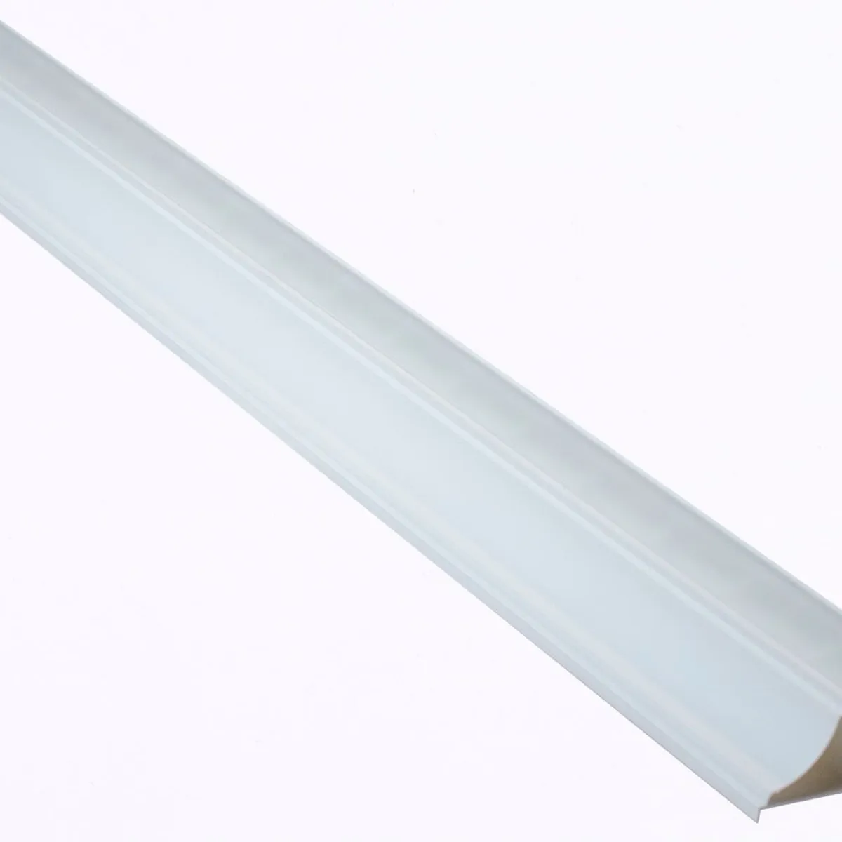 Moldura Pvc Meia Cana Branco 6m, marca Perin Plásticos - Foto Principal