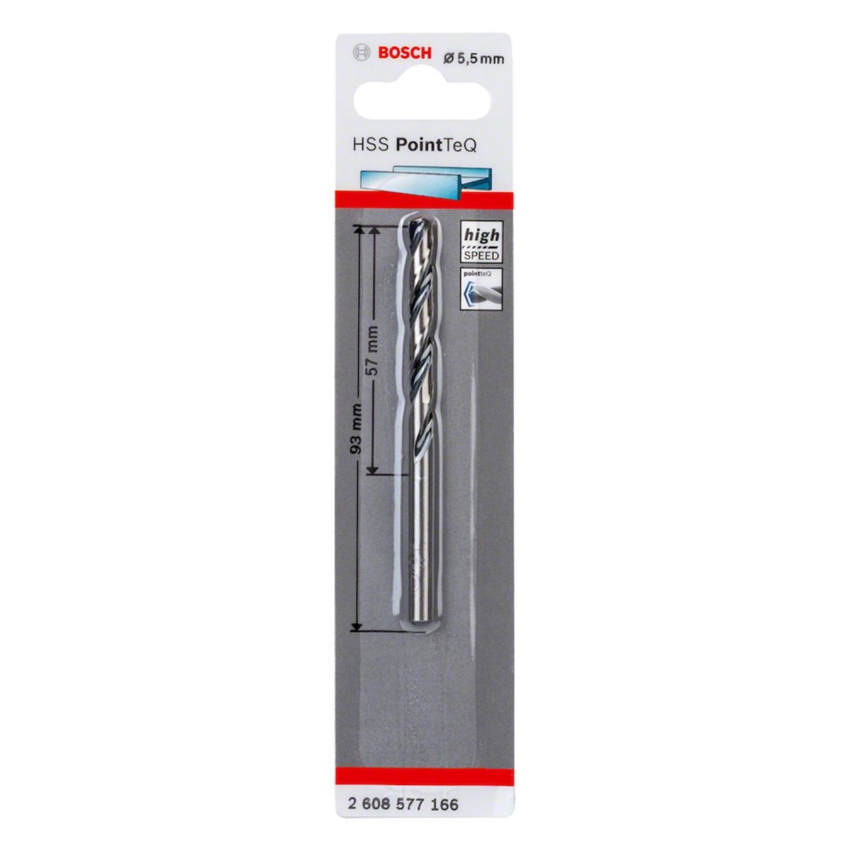 Broca para Metal Hss-pointteq 5,5mm, marca Bosch - Foto 2
