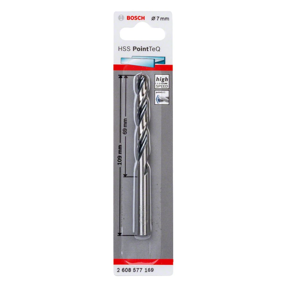 Broca para Metal Hss-pointteq 7,0mm, marca Bosch - Foto 2