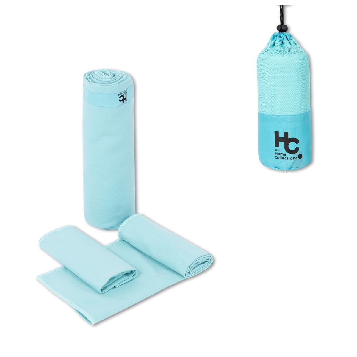 Conjunto de Toalha 3pçs Ginastica Turquesa Just Home Collection, marca Just Home Collection - Foto Principal
