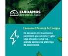 Sensor de Presença Parede 120° com Foto Célula