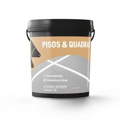Tinta acrilica Pisos e Quadras Standard 18L Branco Karson