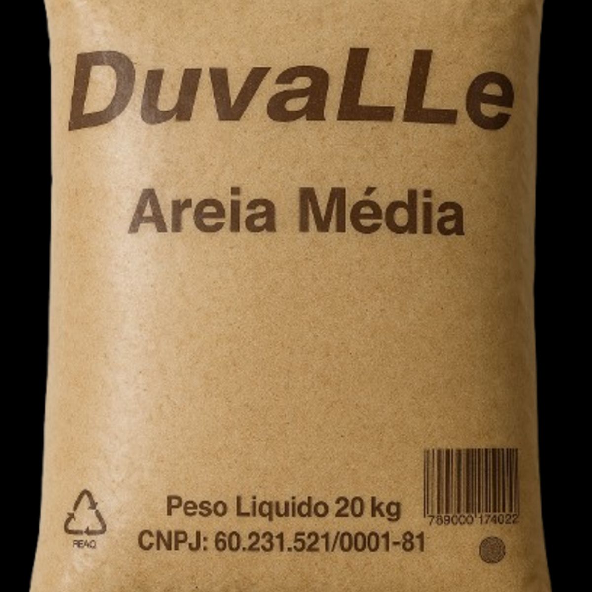 Areia Lavada Saco 20Kg, marca AB Areias - Foto Principal