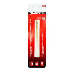 Broca de Aço Rápido para Metal, 3,5 Mm, Nitreto de Titânio, Haste Cilíndrica, 1 Pçs MTX