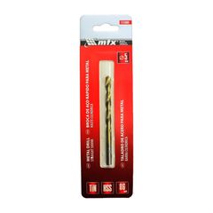 Broca de Aço Rápido para Metal, 5 Mm, Nitreto de Titânio, Haste Cilíndrica, 1 Pçs MTX