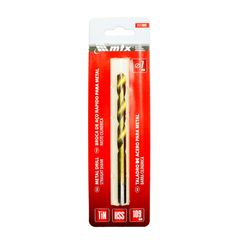 Broca de Aço Rápido para Metal, 7 Mm, Nitreto de Titânio, Haste Cilíndrica, 1 Pçs MTX
