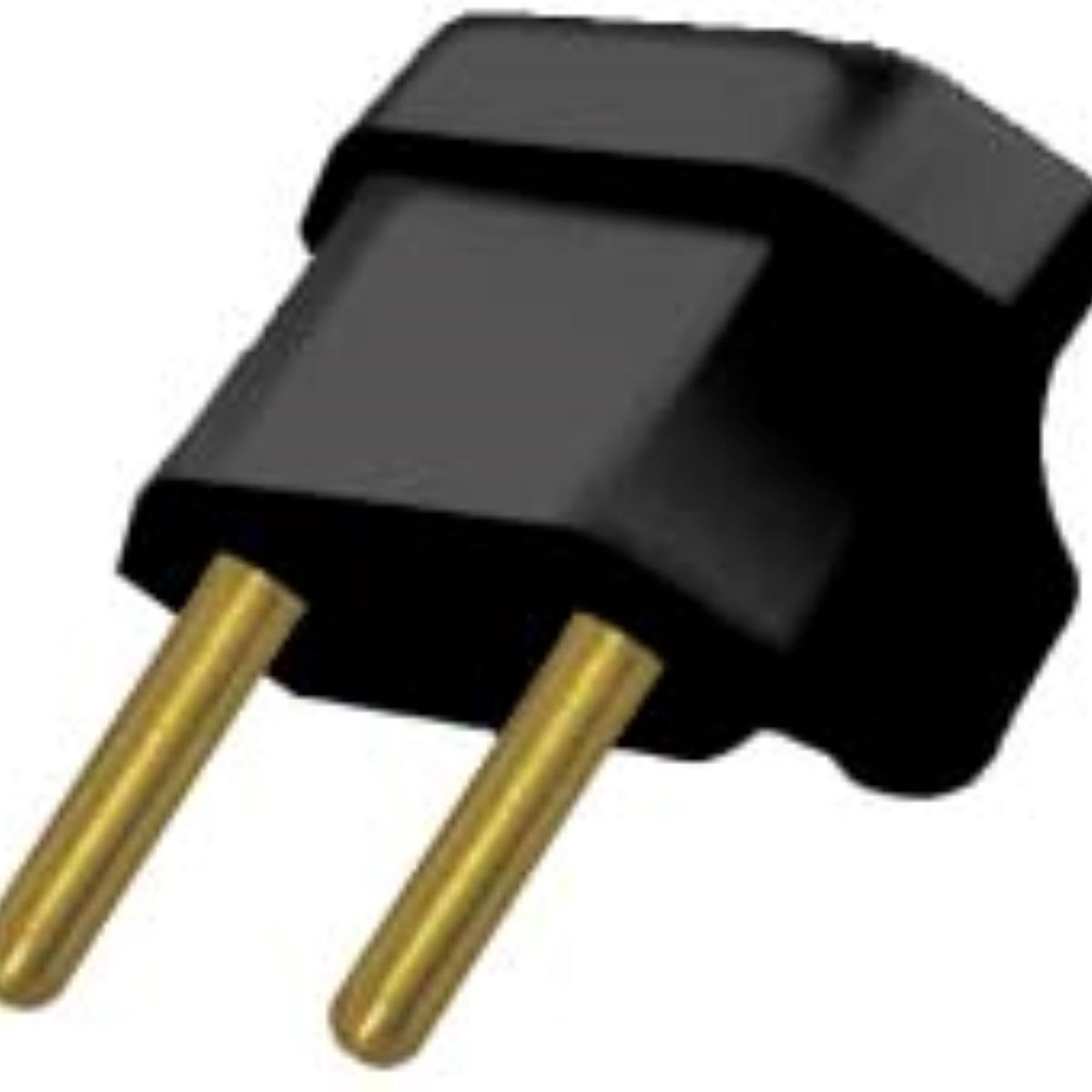 Plugue Triang 2p 10a Padr Pr, marca Alumbra - Foto Principal