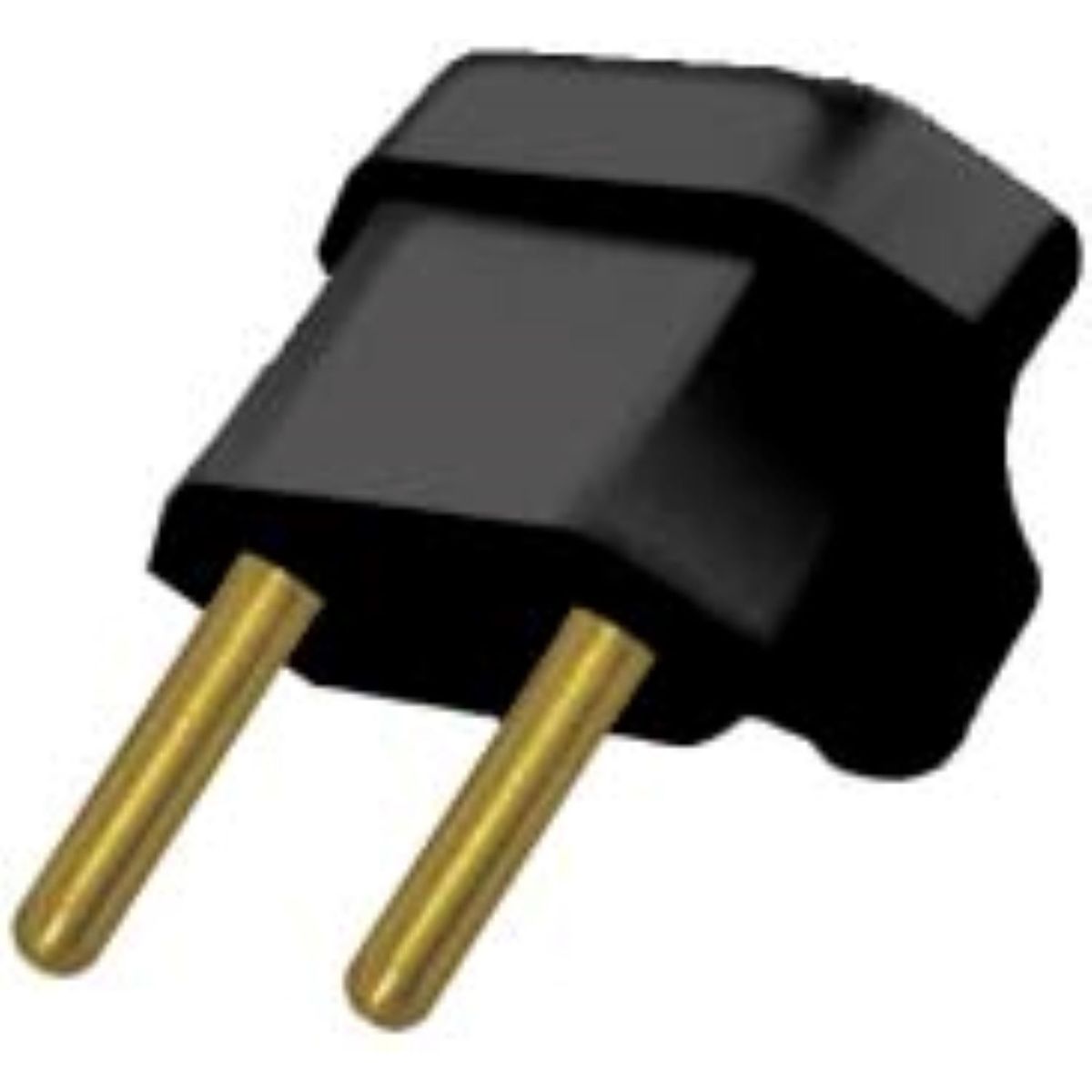 Plugue Triang 2p 10a Padr Pr, marca Alumbra - Foto Principal
