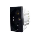 Tomada 2p+t 20a Inova Pró Class Black Piano