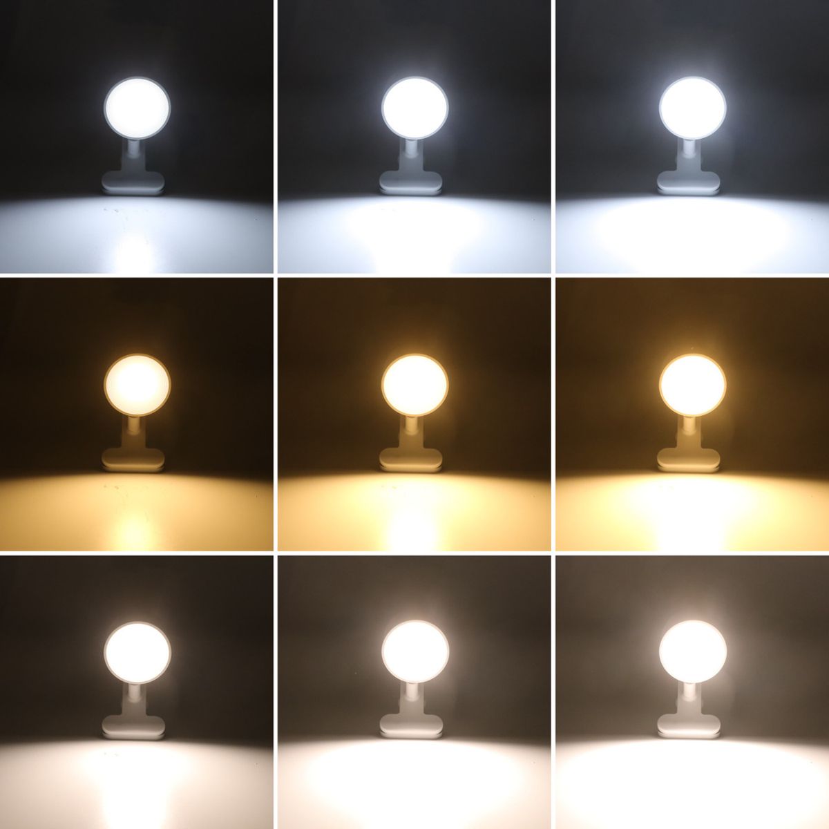 Lamp Escura Clip Lua Usb Branco Just Home Collection, marca Just Home Collection - Foto 2