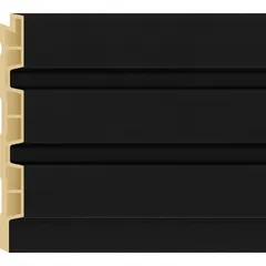Painel Ripado Wpc Preto 12x240 0,28m2 Unidade Holztek