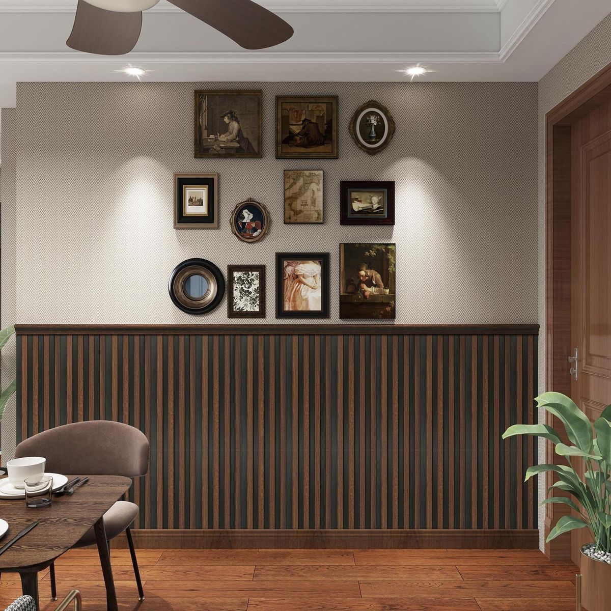 Painel Ripado Wpc Dual Dark 16 X 240 Cm 0,39 M² Holztek, marca Holztek - Foto 2