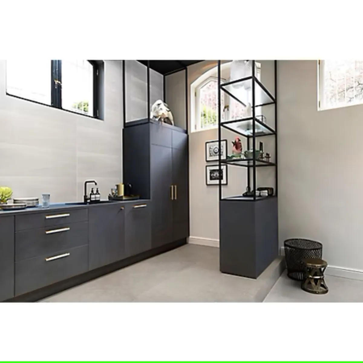 Porcelanato Acetinado Esmaltado Cinza Externo 90x90cm Portobello Retificado Caixa 2,42m² Belgique Clair, marca Portobello - Foto 2