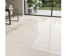 Porcelanato Brilhante Esmaltado Polido Branco Interno 90x90cm Portobello Retificado Caixa 2,42m² Moonlight Off White