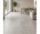 Porcelanato Acetinado Esmaltado Cinza 90x90cm Portobello Retificado Caixa 2,42m² Nord Ris