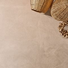 Porcelanato Acetinado Esmaltado Bege 90x90cm Portobello Retificado Caixa 2,42m² Oasi Duna