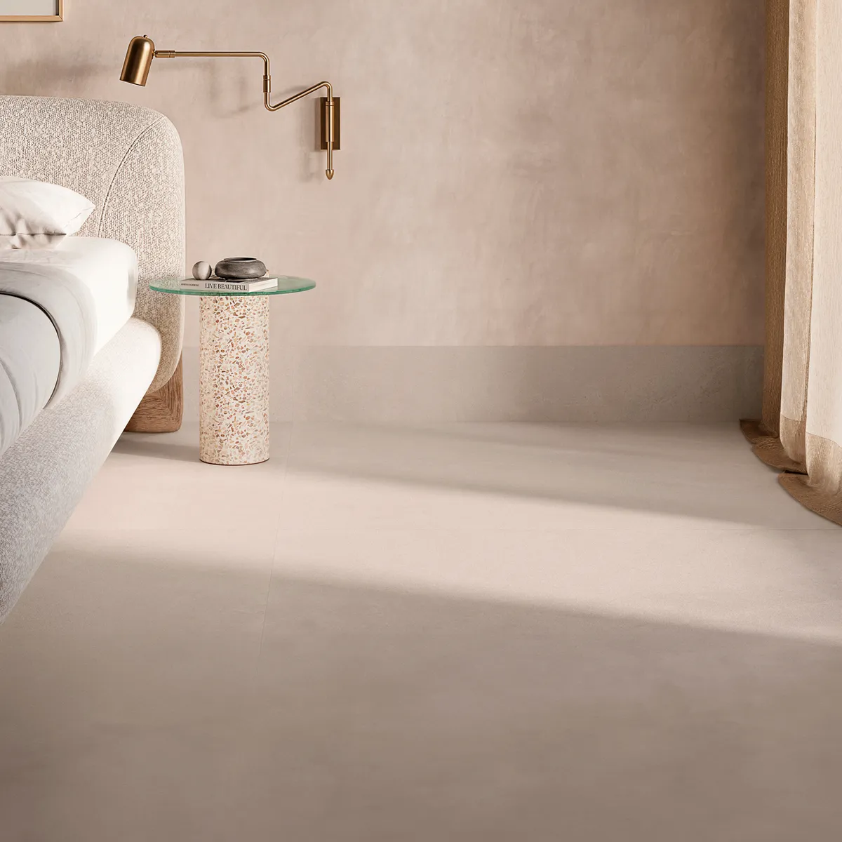 Porcelanato Acetinado Esmaltado Cinza 90x90cm Portobello Retificado Caixa 2,42m² Oasi Paradiso, marca Portobello - Foto Principal