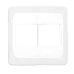 Placa 2+2 Postos Juntos 4x4 - Pial Pop Legrand