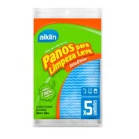 Limpeza Leve 33x50 Azul C/5 um Alklin