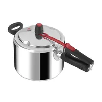 Panela de Pressão Polida com Alça para Retirada de Vapor Rochedo