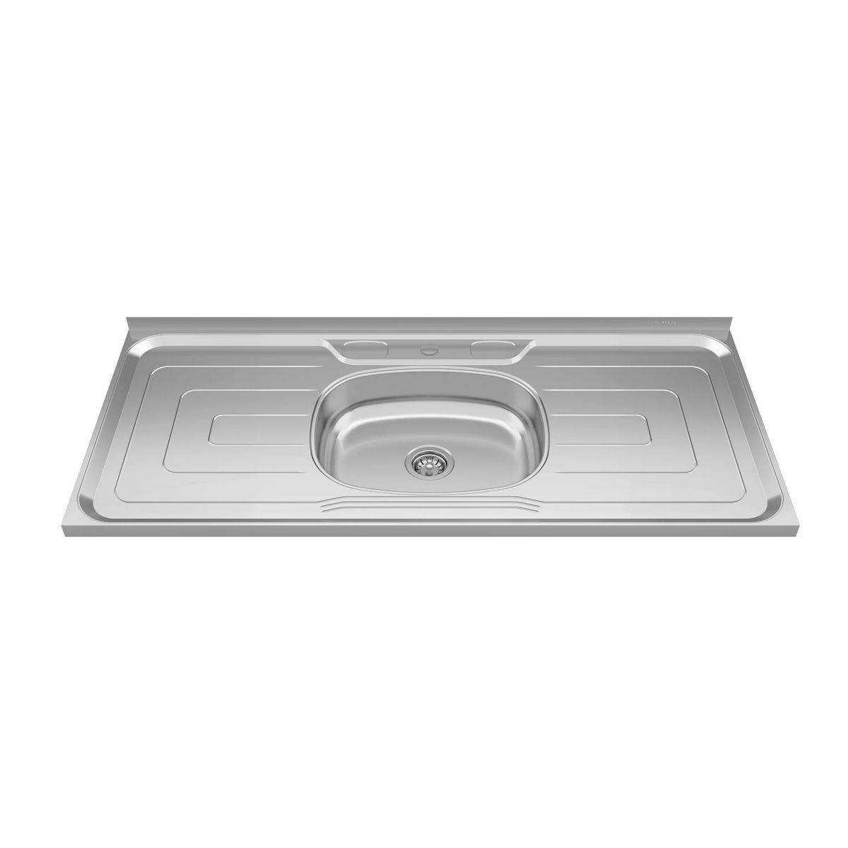 Pia de Aço Inox com Cuba 120x53cm Prata Ghelplus, marca Ghel Plus - Foto Principal