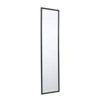 Espelho Decorativo 30x120cm Moldura Preto Casa Bonita