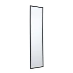 Espelho Decorativo 30x120cm Moldura Preto Casa Bonita