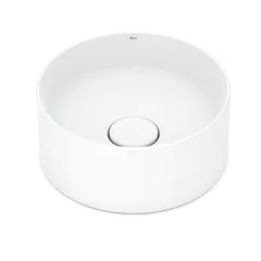 Cuba de Apoio Rendonda Branca 30cm Terra Roca
