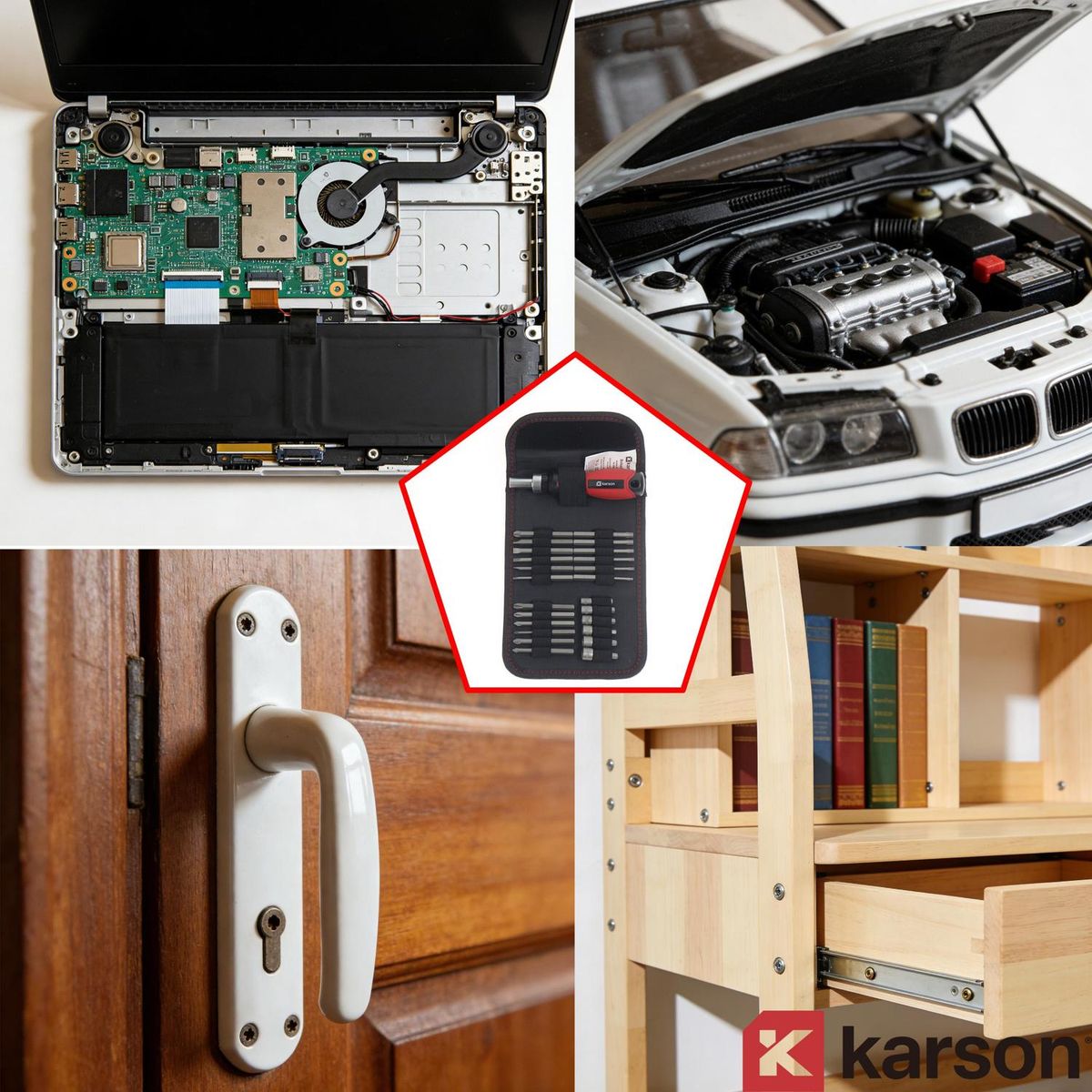 Conjunto Chave Fenda 26 Peças Cabo em c Karson, marca Karson - Foto 2