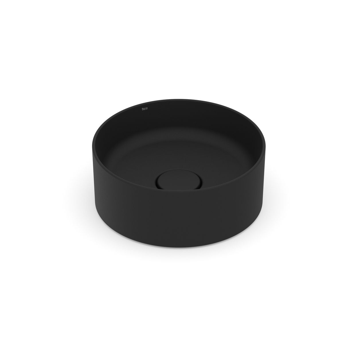 Cuba de Apoio Rendonda Preta Matte 30cm Terra Roca, marca Roca - Foto Principal